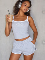 White Fox All The Time Tank Top Grey Marle