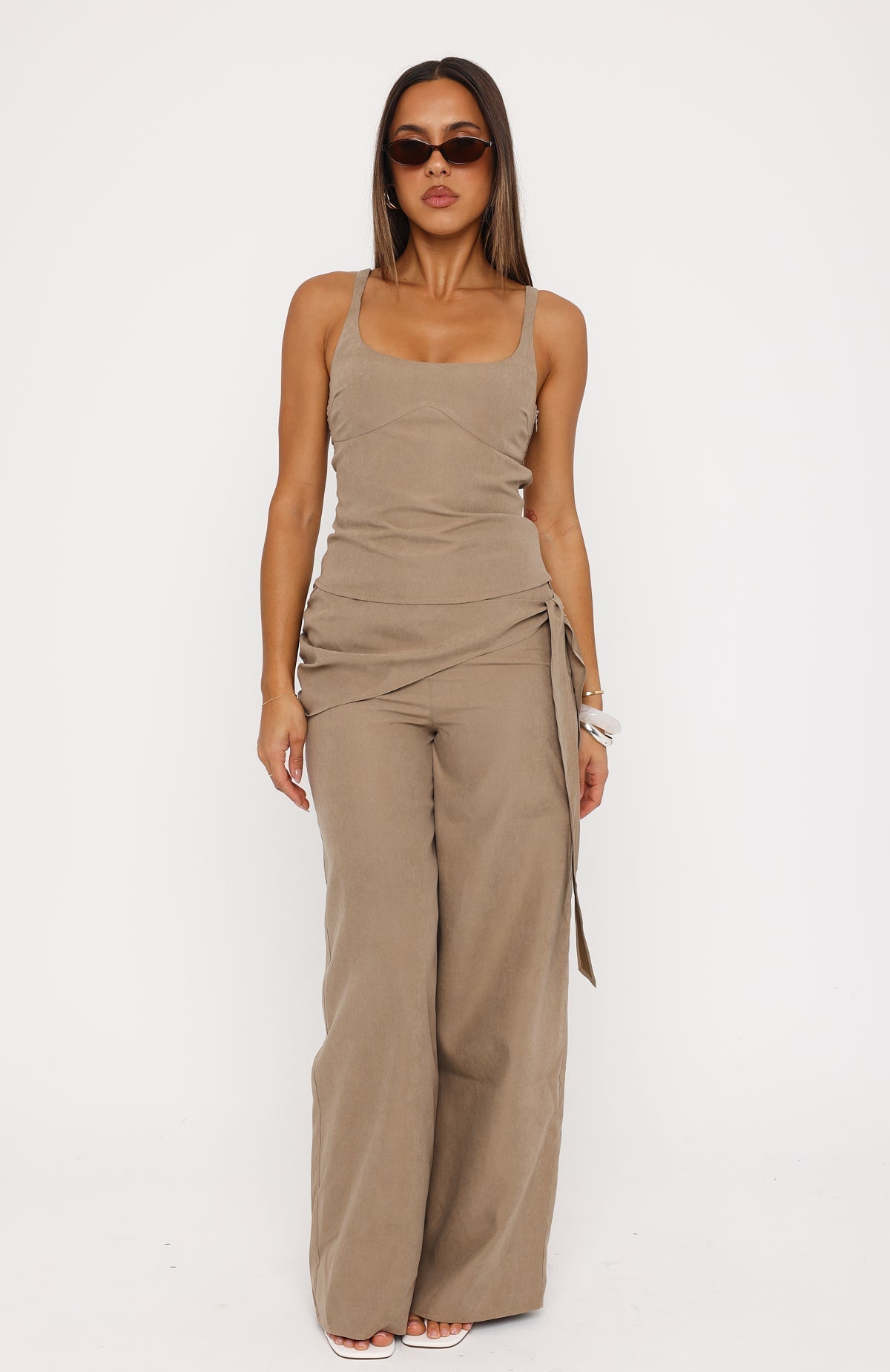 White Fox Belle Mood Bustier Taupe