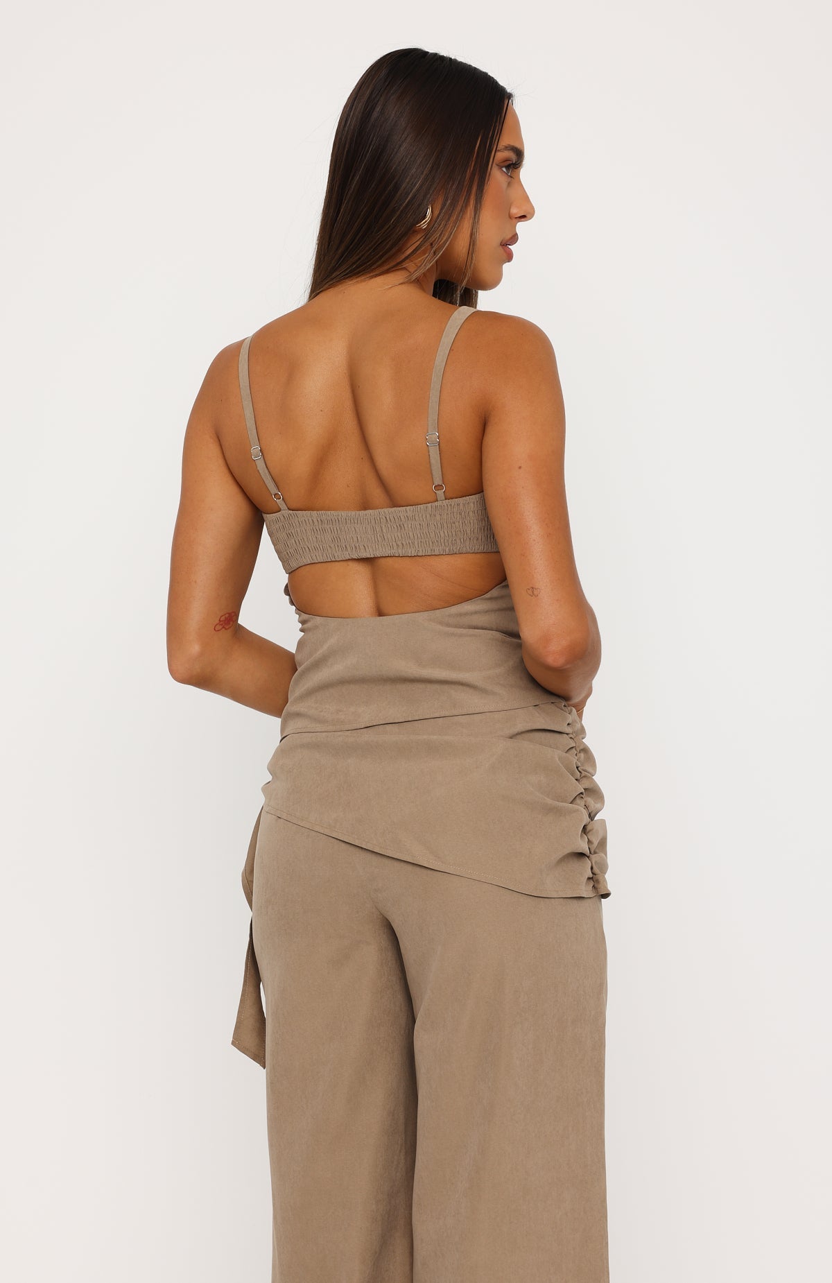 White Fox Belle Mood Bustier Taupe