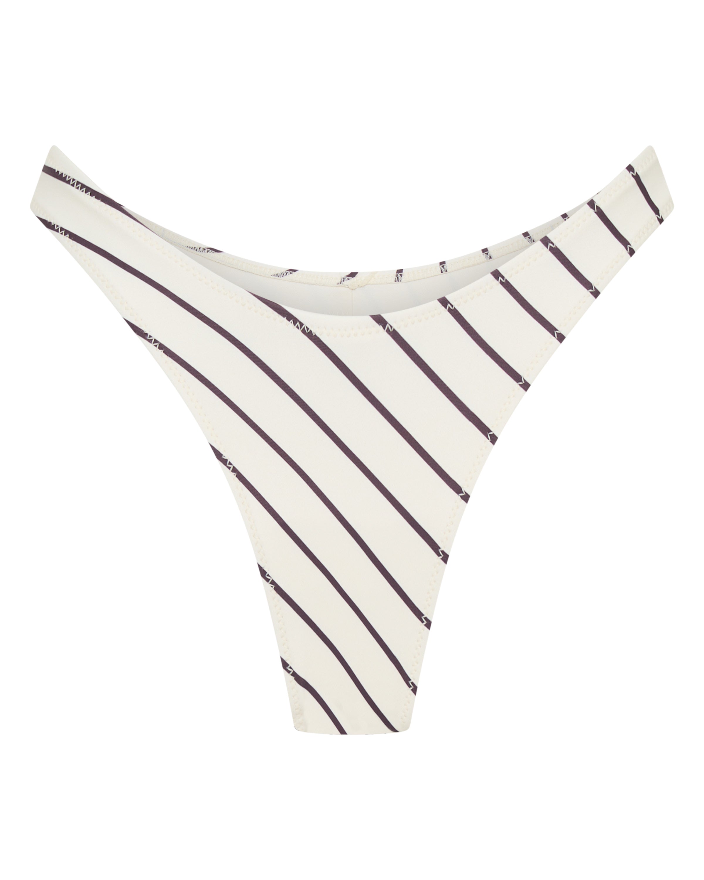 White Fox Belmont Bottoms Cream/Choc Stripe