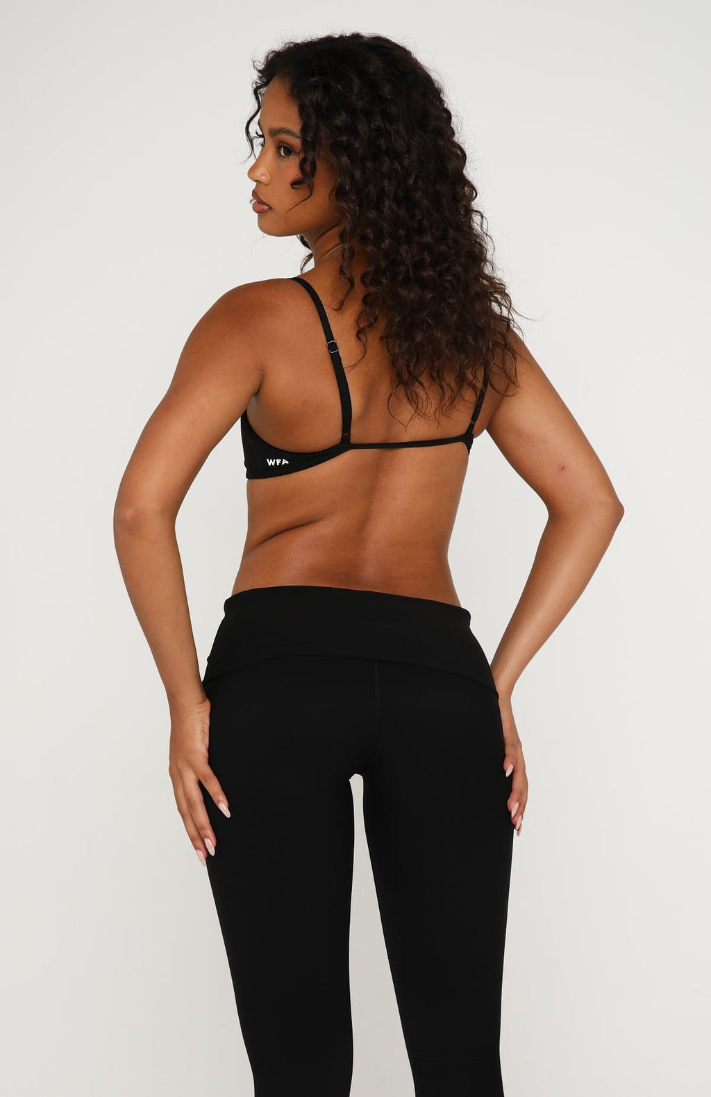 White Fox Blitz Sports Bra Black