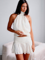 White Fox Brightened My Day Mini Skirt Cream