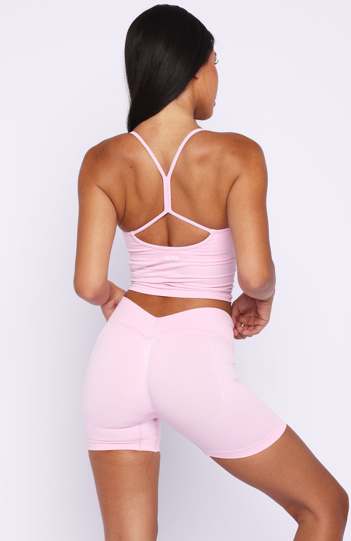 White Fox Spin Seamless Bike Shorts Marshmallow