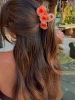 White Fox Chantria Hair Clip Orange