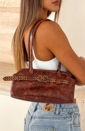 White Fox Christie Shoulder Bag Vintage Chocolate