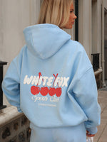 White Fox Club 14 Cassie Boxy Hoodie Blue