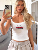 White Fox Club 14 Taylah Singlet Top White