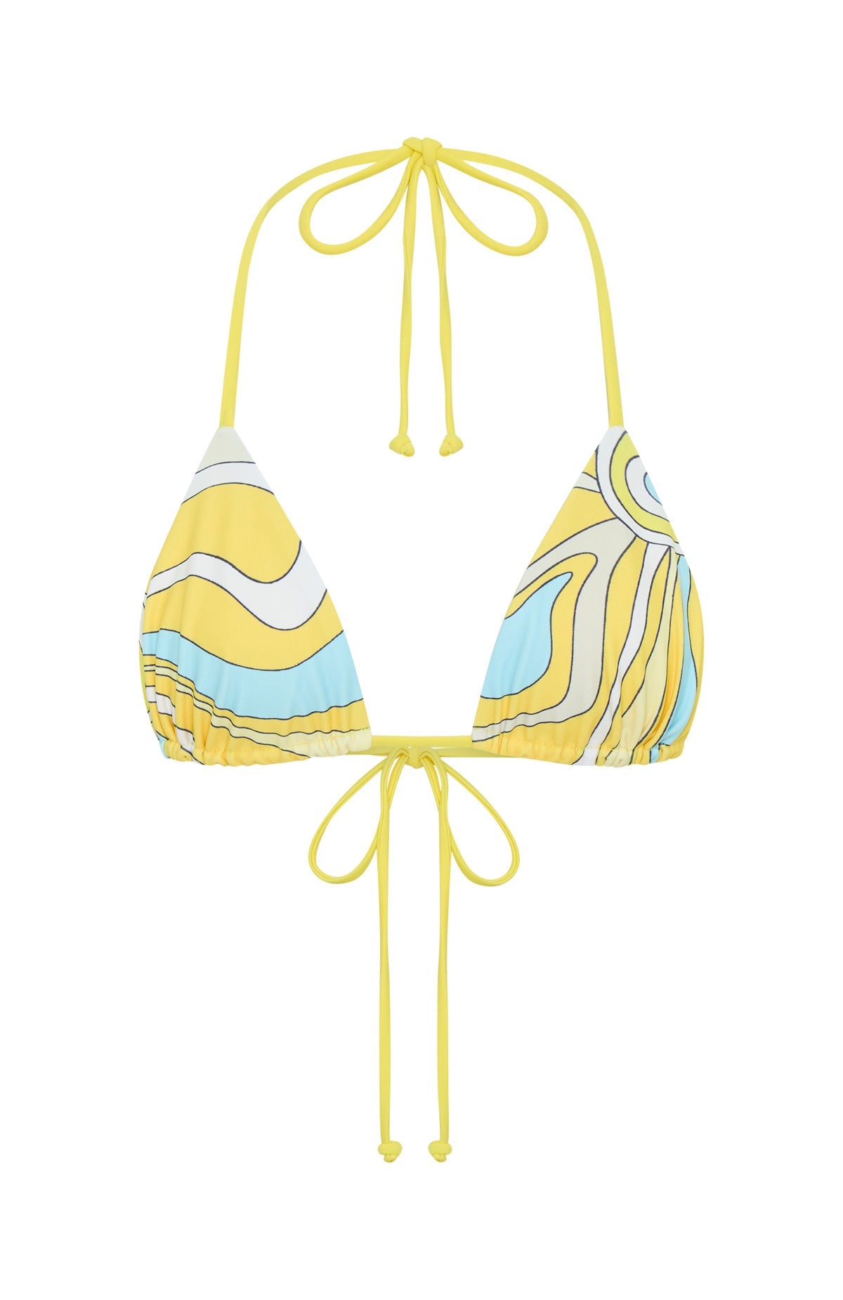 White Fox Coolum Reversible Bikini Top Lemontini Fizz