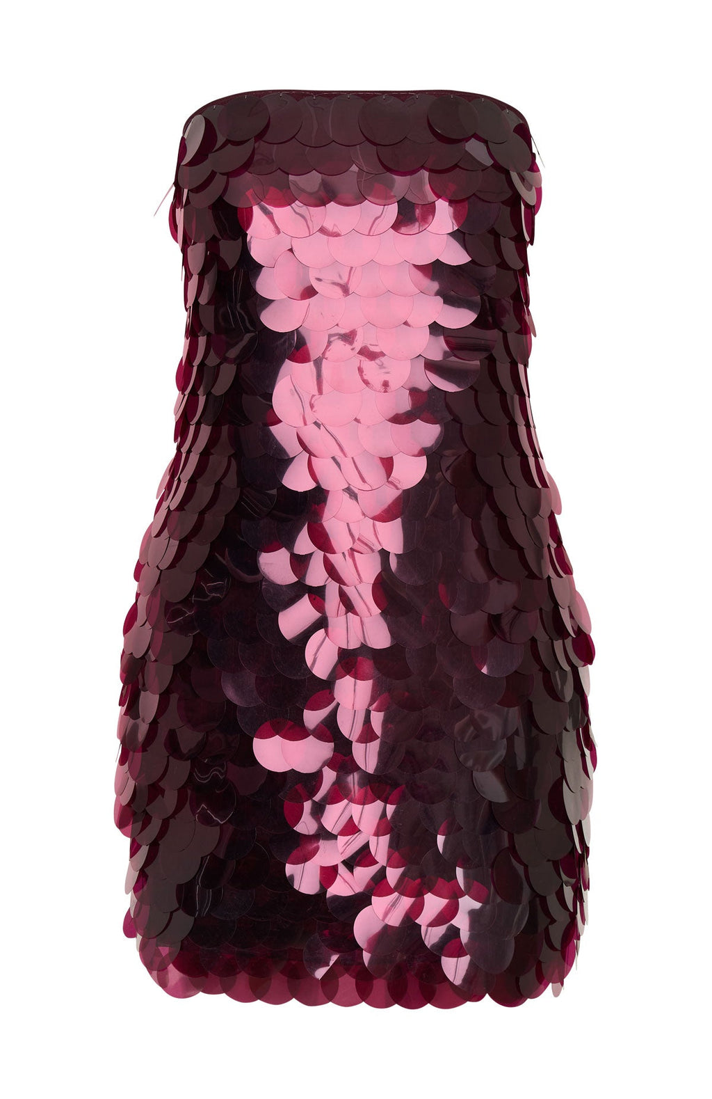White Fox Disco Darling Sequin Mini Dress Plum