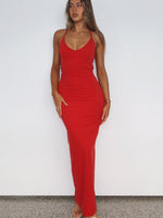 White Fox Fever Dream Maxi Dress Red