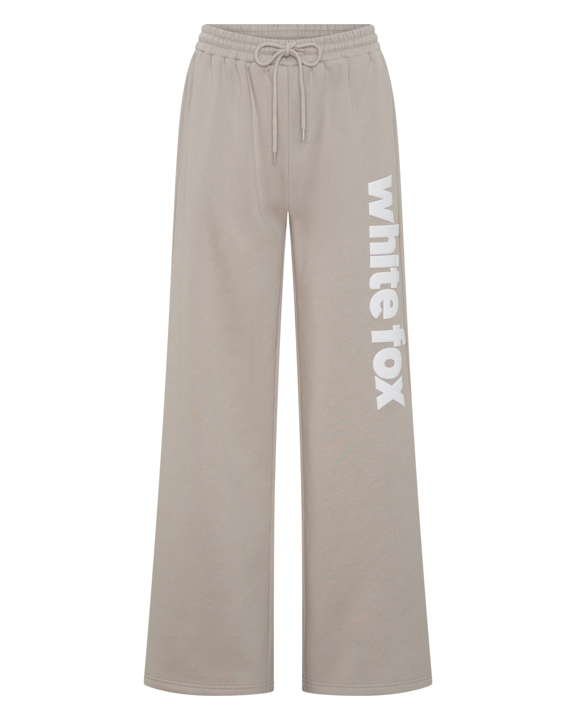 White Fox From The Archives Kenzie Wide Leg Sweatpants Moon
