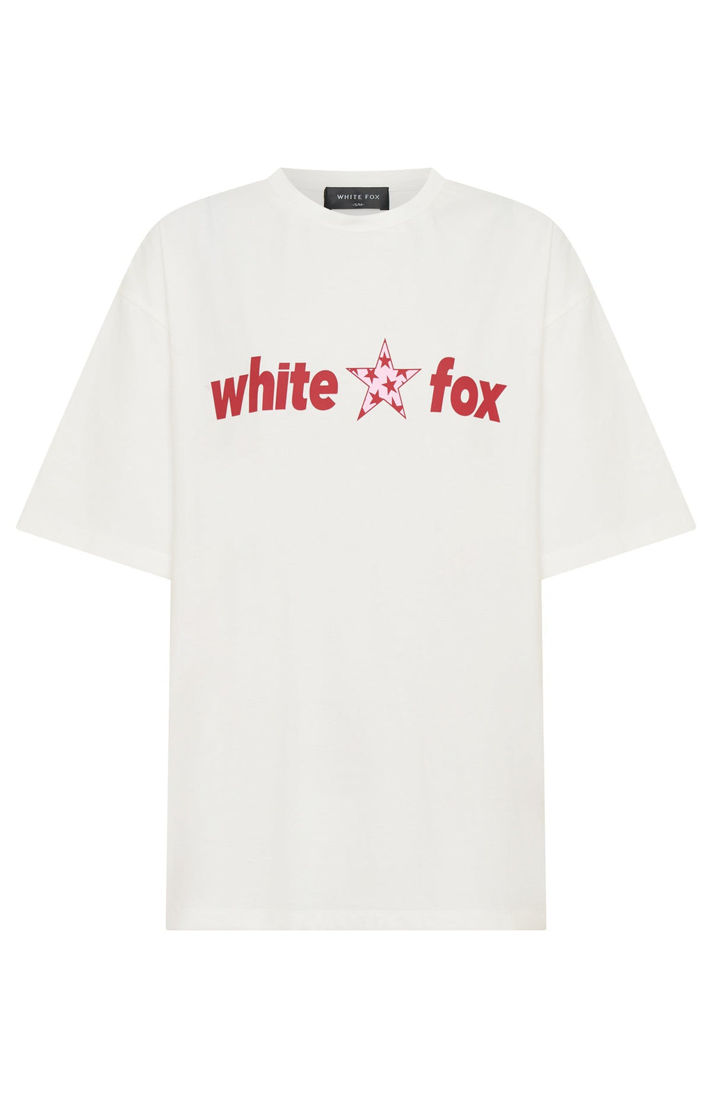 White Fox From The Archives Mila Oversized Tee White