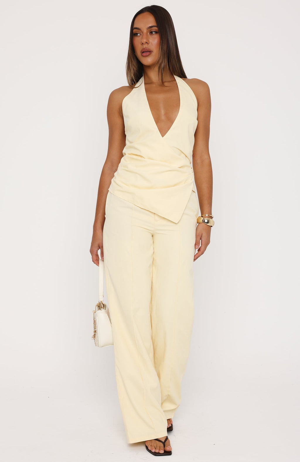 White Fox Fun In The Sun Pants Lemon