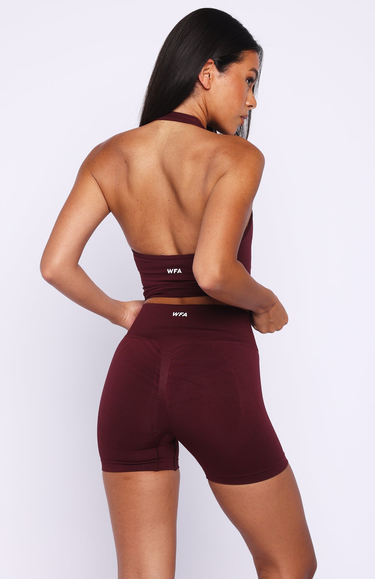 White Fox Grit Seamless Active Tank Merlot