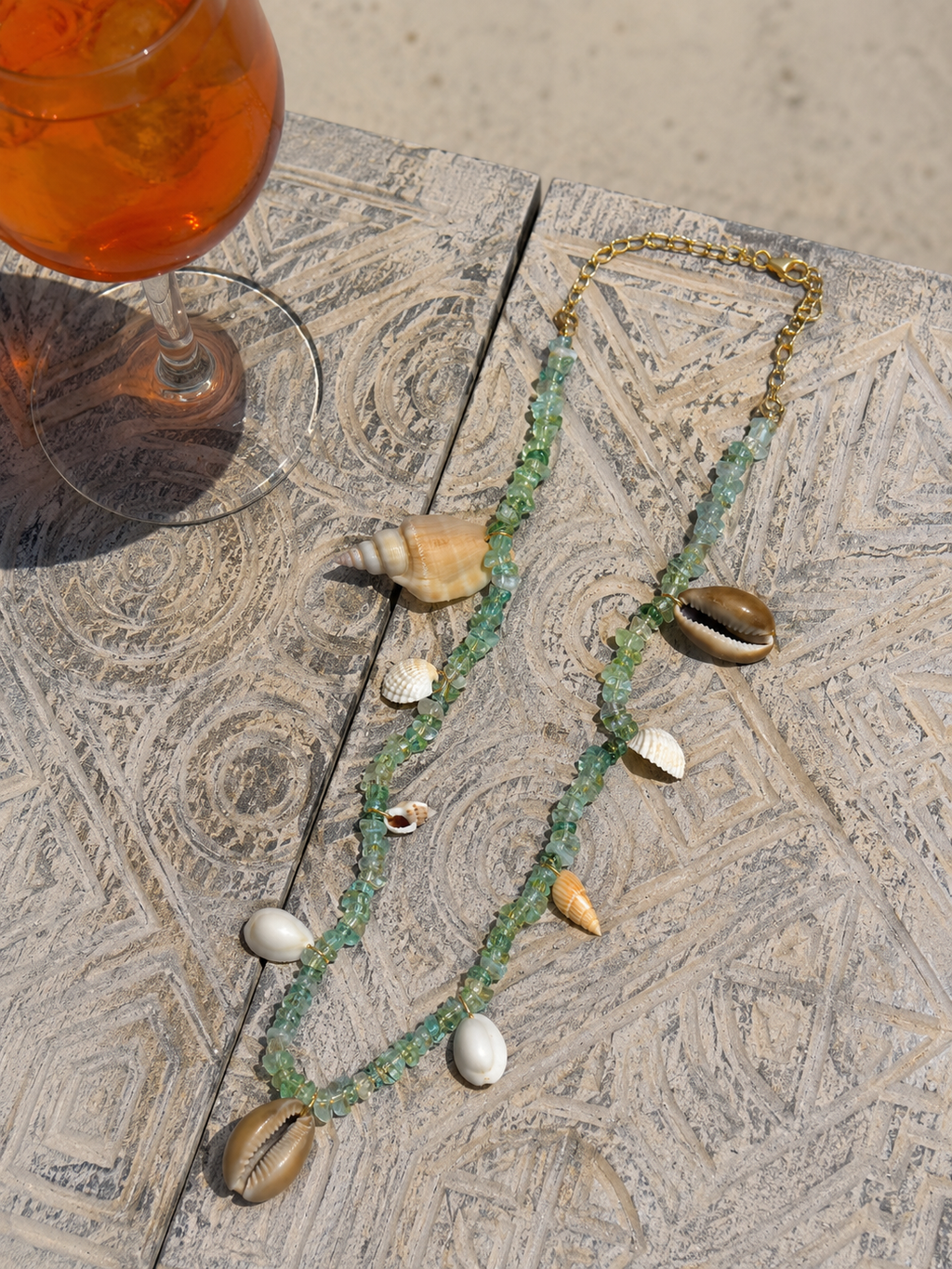 White Fox Gwenevere Body Chain Seamist