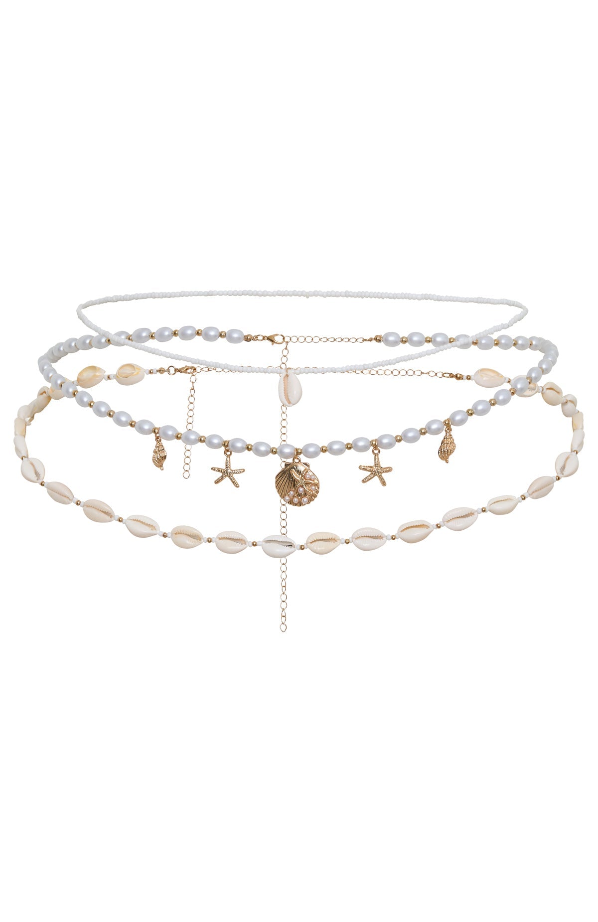 White Fox Haruko Body Chain White