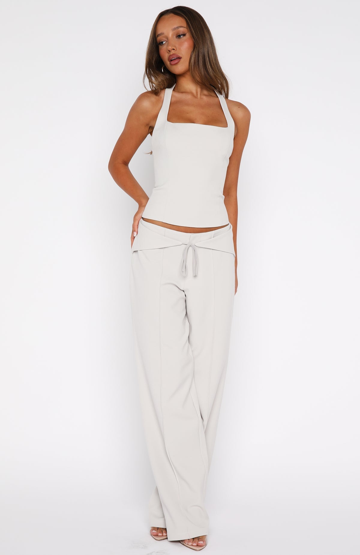 White Fox He Said She Said Pants Bone