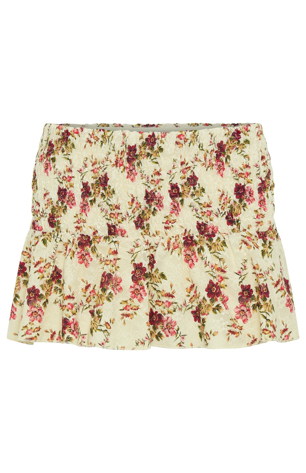 White Fox If You Please Lace Mini Skirt Antique Garden