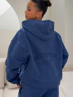 White Fox It's Your Chance Oversized Hoodie Navy