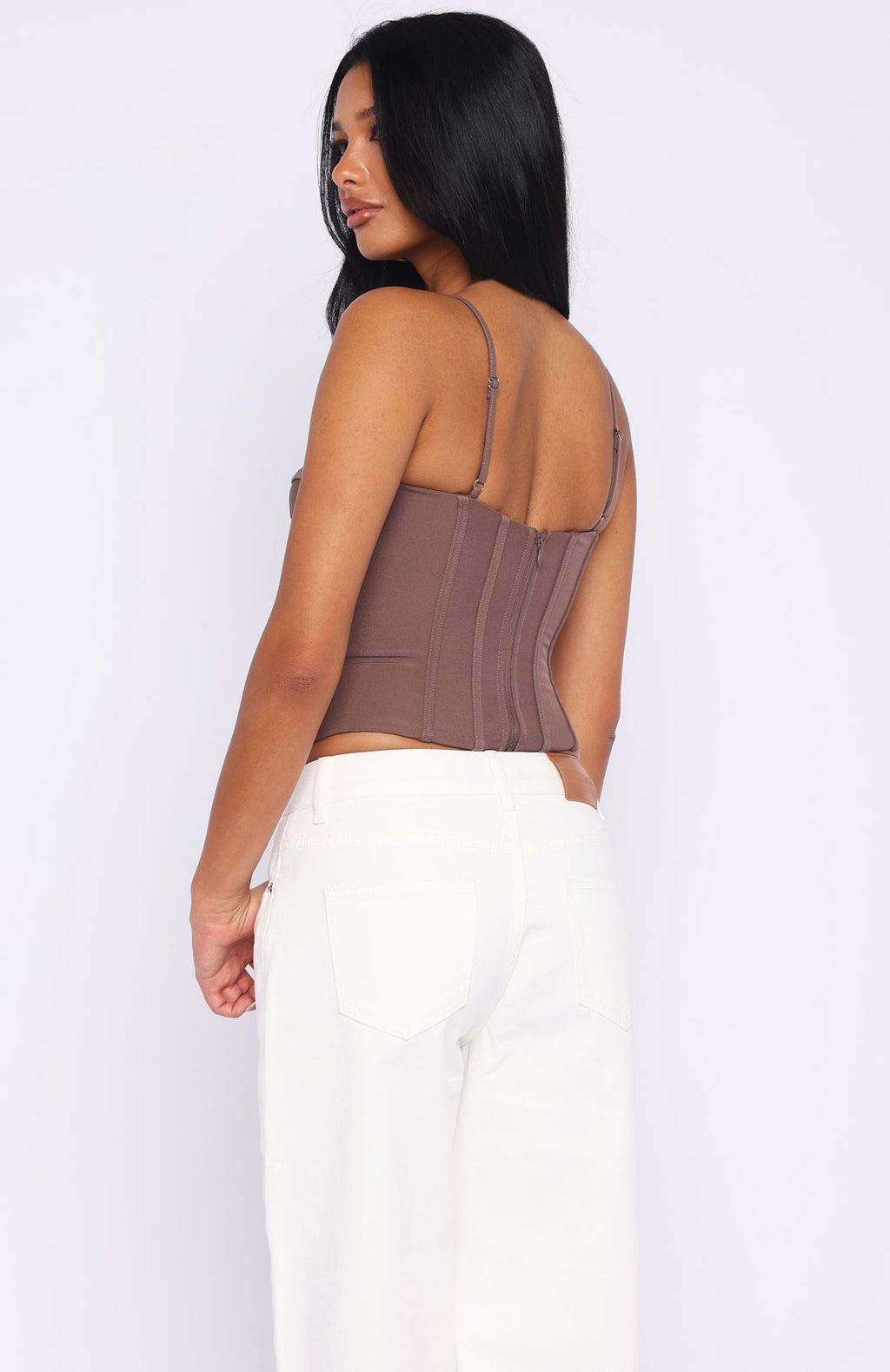 White Fox It's A Lifestyle Bustier Chocolate
