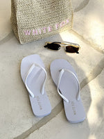 White Fox Josie Thong Sandals White