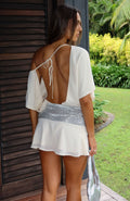 White Fox Laguna Cove Mini Dress Sand