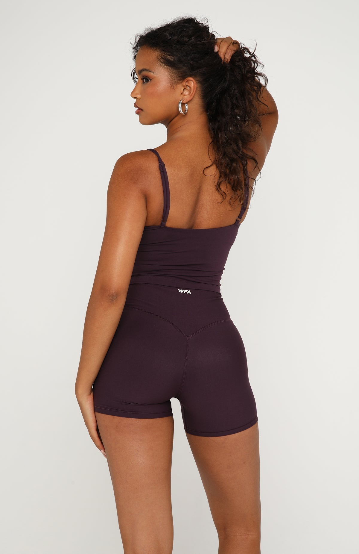 White Fox More Energy Active Tank Midnight Plum