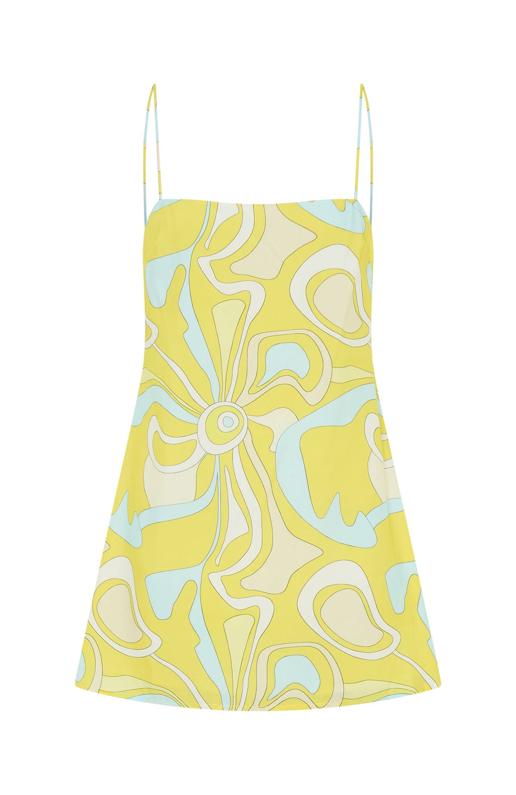 White Fox Never Lost Cami Shift Mini Dress Lemontini Fizz