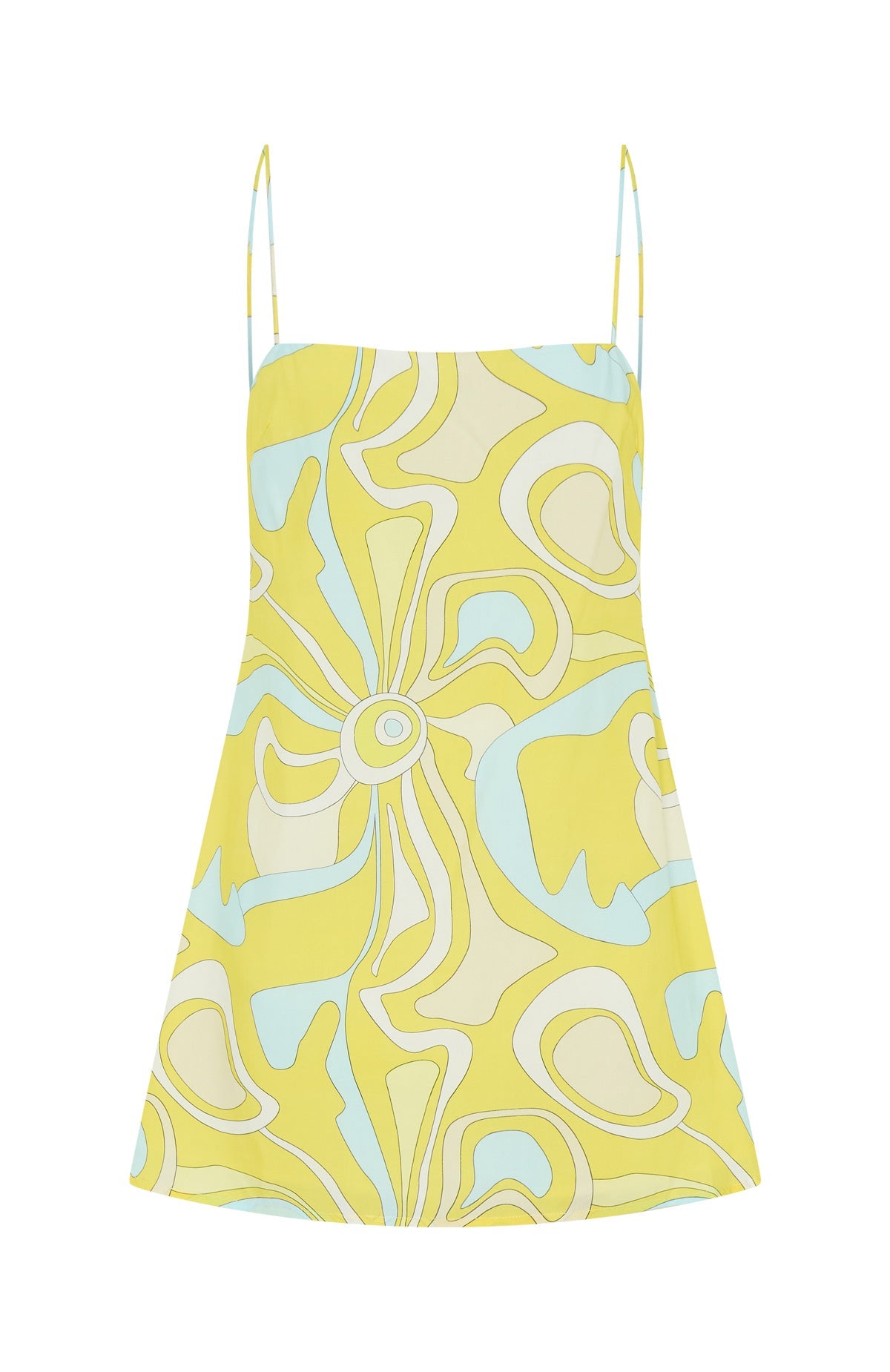 White Fox Never Lost Cami Shift Mini Dress Lemontini Fizz