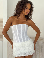 White Fox On My Wishlist Mini Skirt White