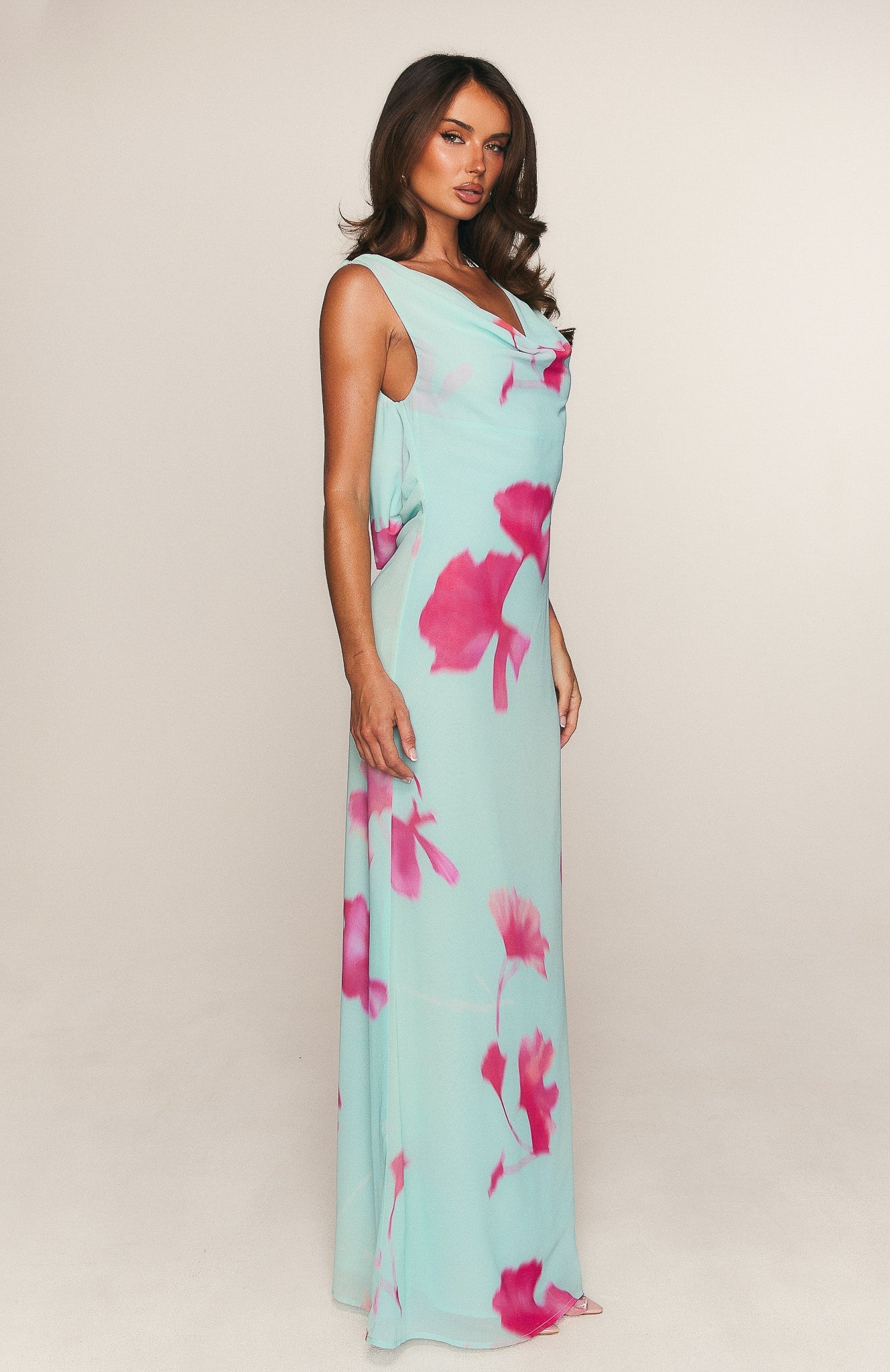 White Fox Twilight Toast Maxi Dress Amalfi Muse