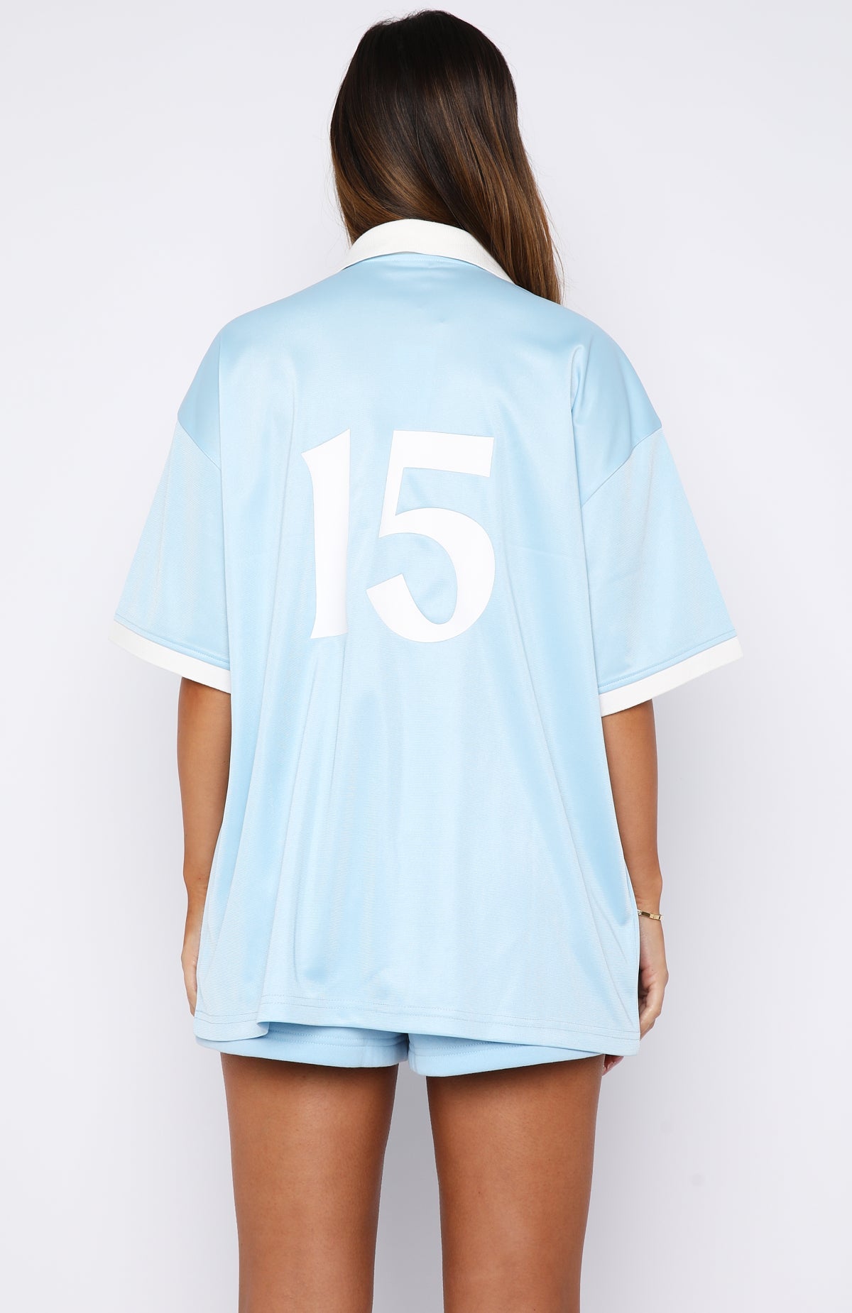 White Fox Release 15 Janie Oversized Jersey Blue
