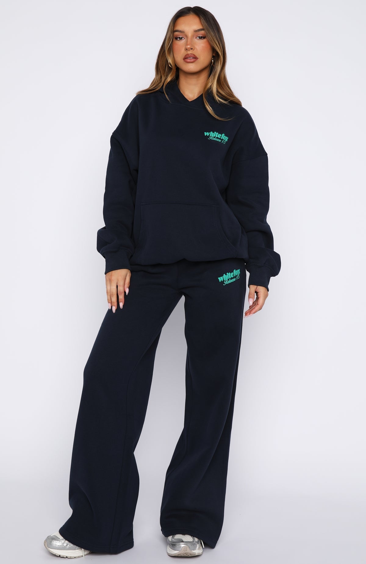 White Fox Release 15 Kiana Oversized Hoodie Navy