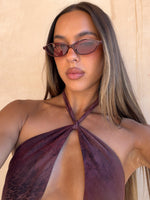 White Fox Robert Sunglasses Burgundy