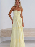 White Fox Rumour Has It Maxi Dress Lemon