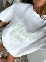 White Fox Seeing Stars Oversized Tee White