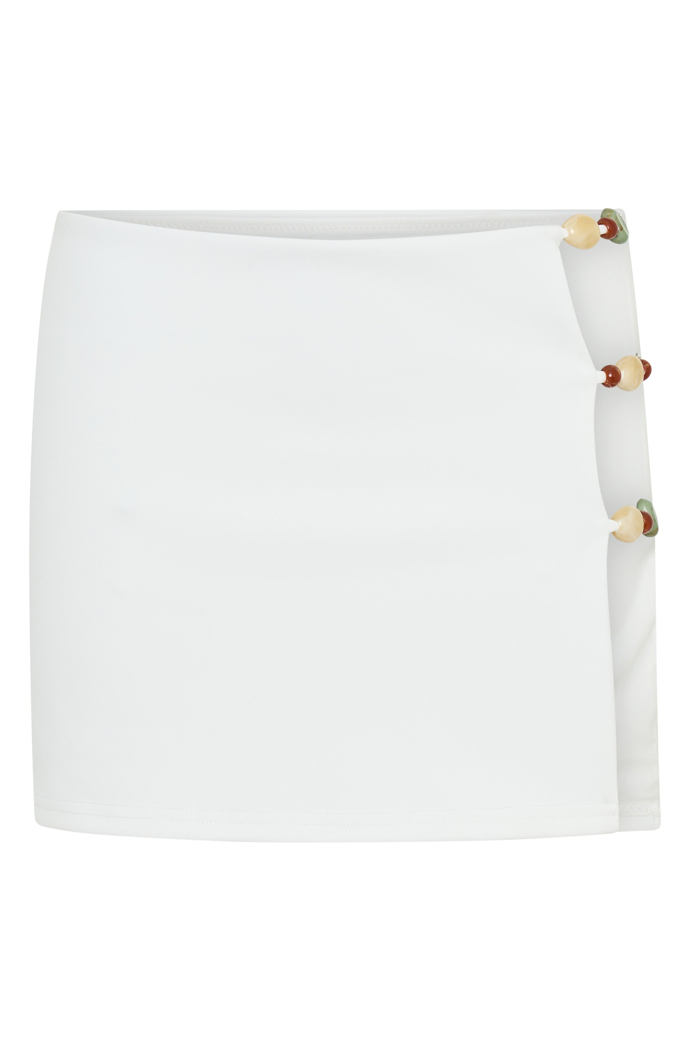 White Fox Selene Mini Skirt Off White