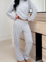 White Fox Slow Life Pyjama Pants Grey Marle