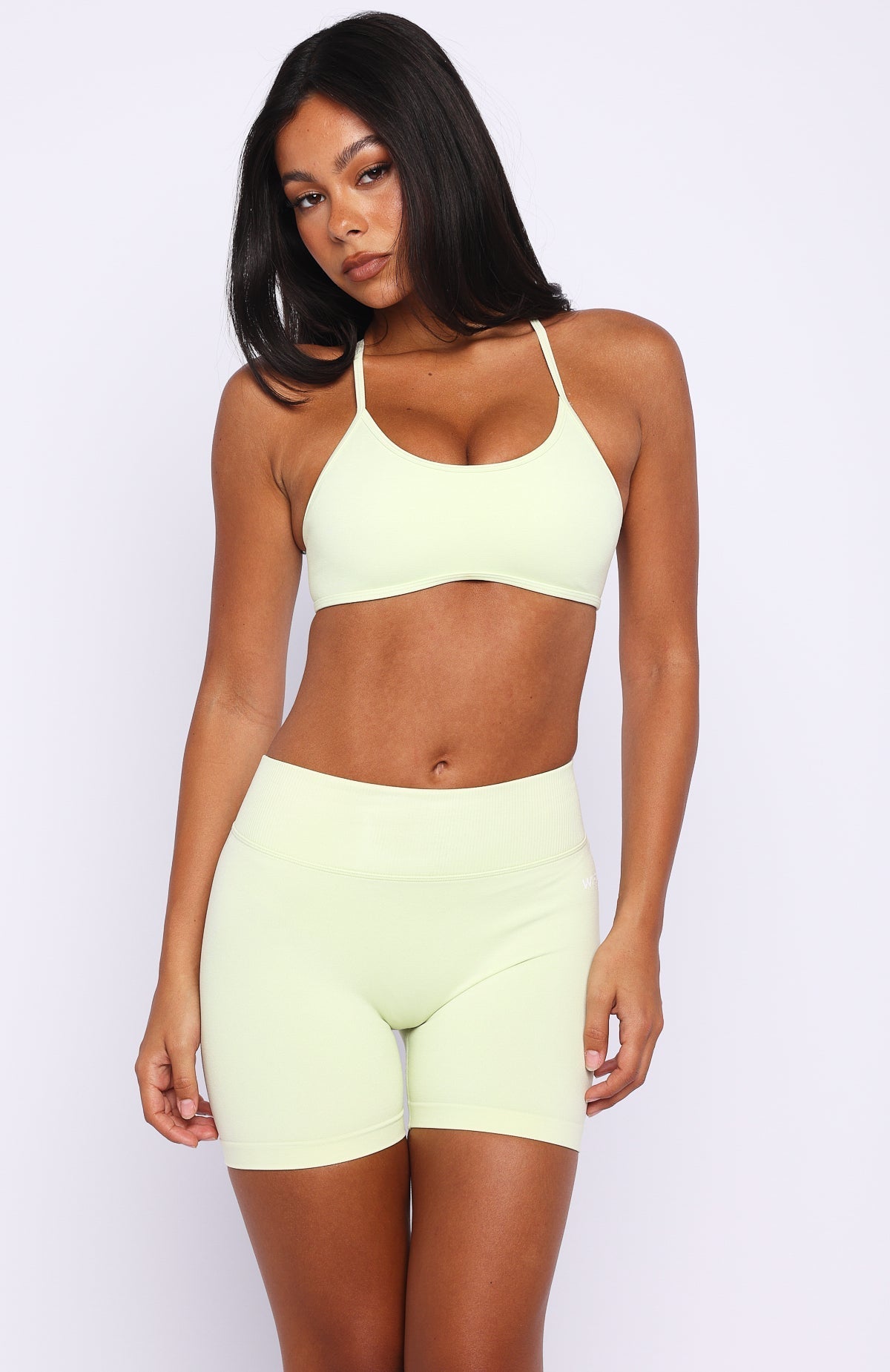 White Fox Spin Seamless Bike Shorts Sorbet