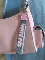 White Fox Standing Out Strap Keychain Leopard