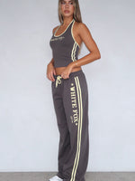 White Fox Star Of The Night Track Pants Charcoal