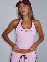 White Fox Star Of The Night Halter Top Pink