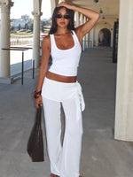White Fox Start Me Up Pants White
