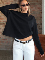 White Fox Staying Ahead Long Sleeve Tee Black
