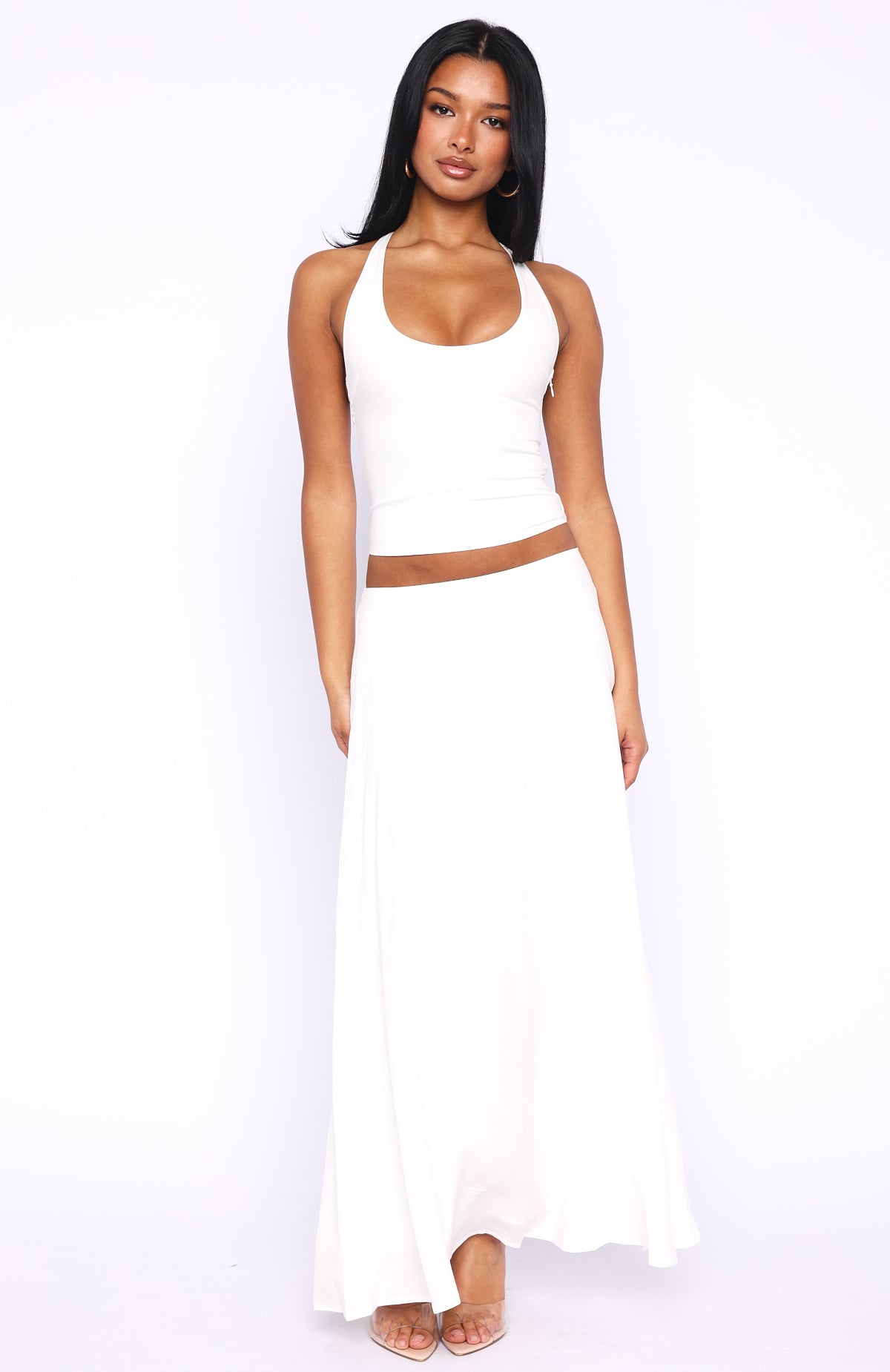 White Fox Sunbliss Halter Top White