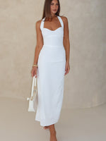 White Fox Sweet Glow Midi Dress White