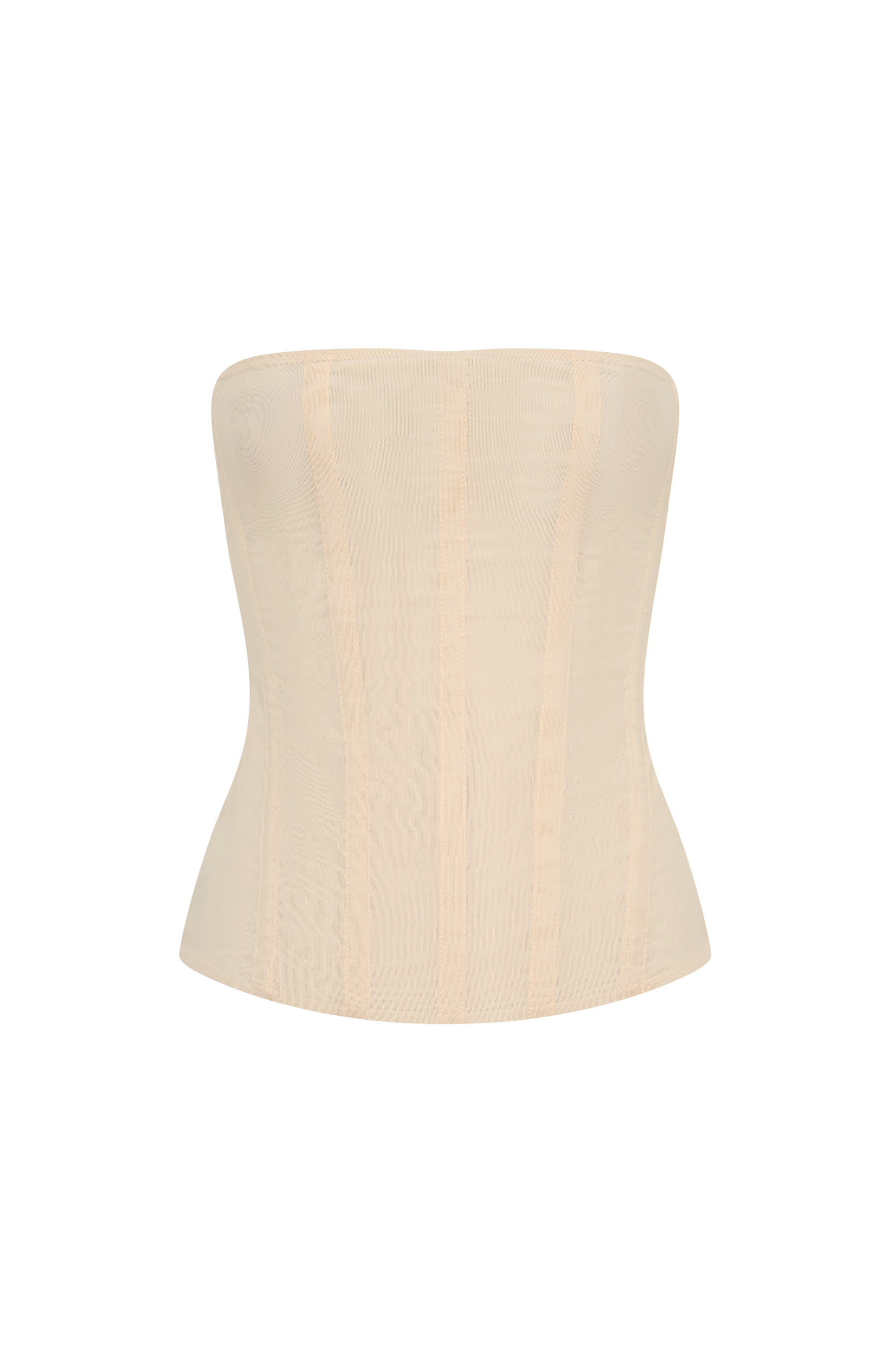 White Fox Tell Me A Secret Strapless Bustier Cream