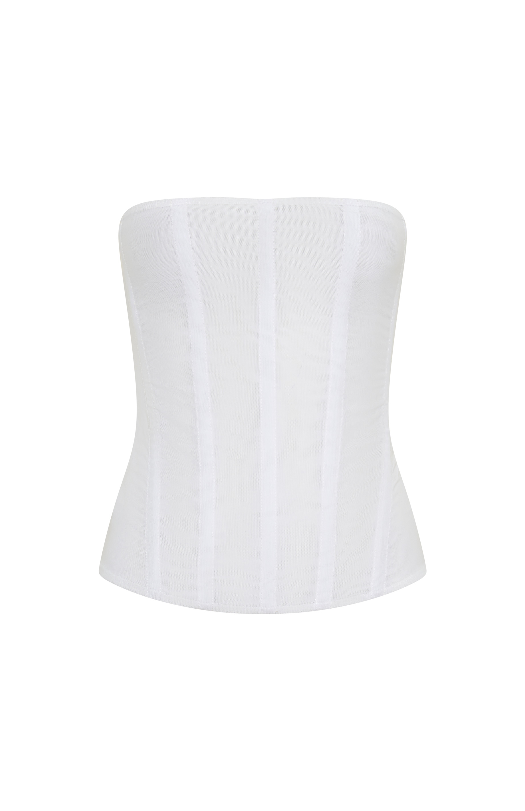 White Fox Tell Me A Secret Strapless Bustier White