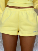 White Fox Test Drive Lounge Shorts Lemon