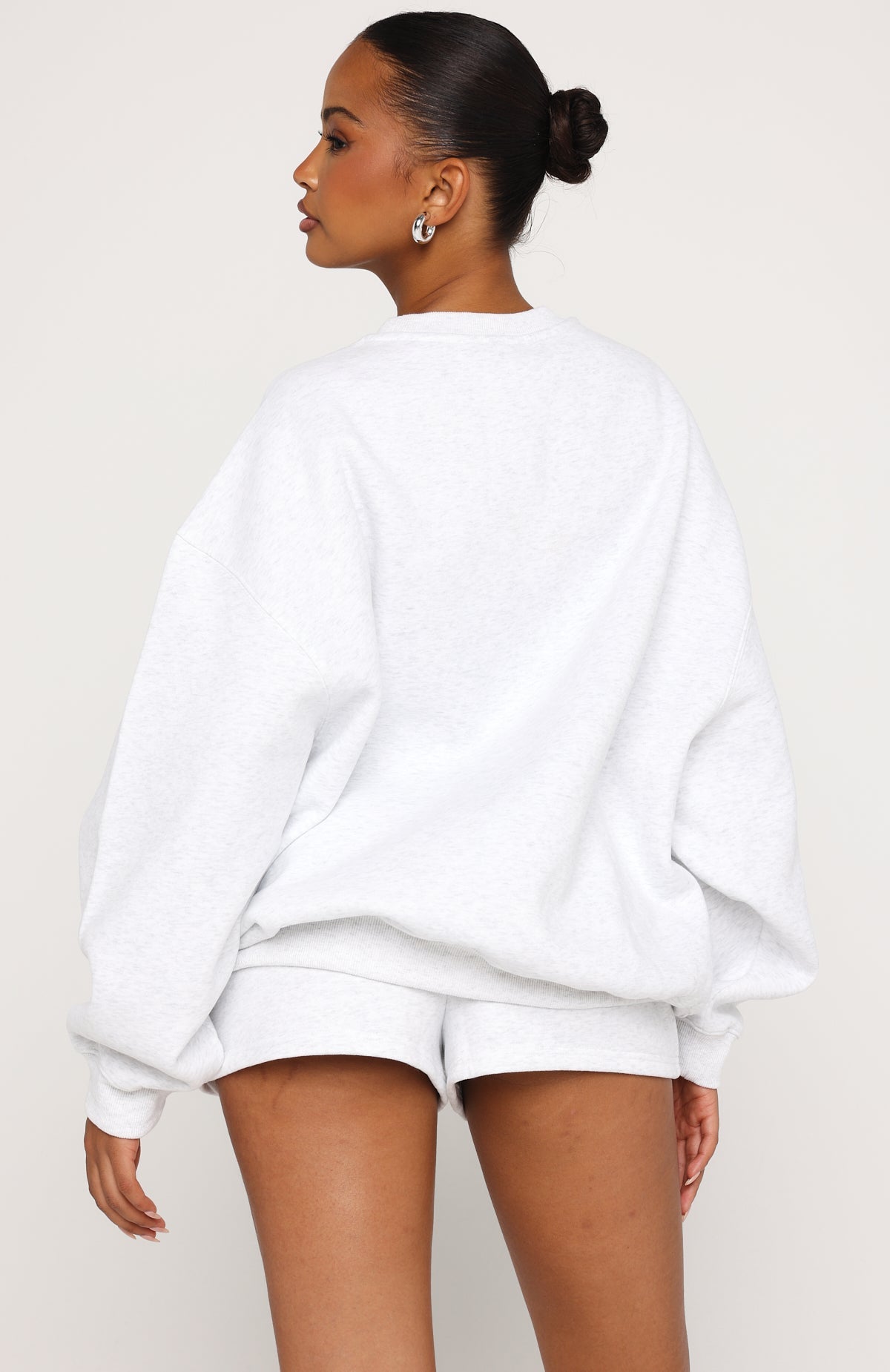 White Fox Test Drive Lounge Shorts Grey Marle